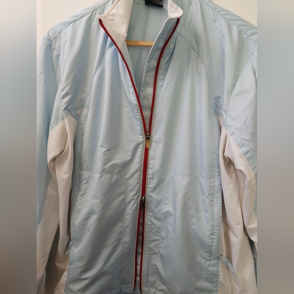 Nike Running Blue & White Jacket ~ Size L - Picture 4 of 12